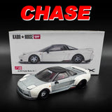 Kaido House MINIGT Weißer NSX NA1 Kaido WORKS V2 KHMG Legierungsautomodell 148 Chase