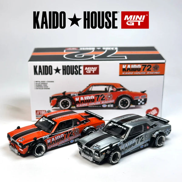Kaido House MINIGT Nissan Skyline2000GT-R (KPGC10) Kaido Racing V1 Modellino Auto in Lega 195 Chase