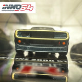 INNO 1:64 SKYLINE 2000 GTR KPGC110 Grün Legierungsauto-Modell