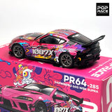 POPRACE 1:64 DARWIN PRO 66G WBK SUPRA A90 1087X Alloy Car Model 285