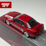 MINIGT 1:64 Nissan Skyline GTR R32 VeilSide Combat C-I Gem Red White Grey Alloy Car Model 987 971 1066