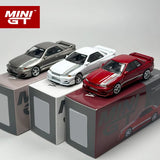 MINIGT 1:64 Nissan Skyline GTR R32 VeilSide Combat C-I Gem Red White Grey Alloy Car Model 987 971 1066