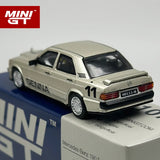 MINIGT 1:64 Mercedes-Benz 190E 2.3-16 #11 Ayrton Senna 1984 Modellauto aus Metall 1076