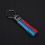 M Sport Styling Leather Car Emblem Keyring Key Chain for Bmw M 2 3 4 5 7 Series Performance G30 G32 X1 X3 X5 X6 X4 E61 E60 E31