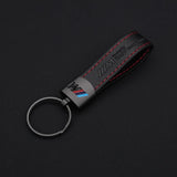 M Sport Styling Leather Car Emblem Keyring Key Chain for Bmw M 2 3 4 5 7 Series Performance G30 G32 X1 X3 X5 X6 X4 E61 E60 E31