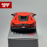 MINIGT 1:64 Lamborghini Revuelto Arancio Dac Lucido Rote Legierung Automodell 774