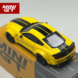 MINIGT 1:64 LBWK FORD MUSTANG Triple Yellow Metallmodell 1077