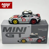 MINIGT 1:64 Porsche 911 Dakar Uncle Rally MGT Legierungsauto Modell 1068