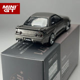 MINIGT 1:64 Nissan Skyline GTR R32 Veilside Combat C-I Veilside Combat Grey Legierungsauto Modell 971