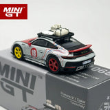 MINIGT 1:64 Porsche 911 Dakar Uncle Rally MGT Legierungsauto Modell 1068