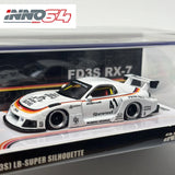 INNO 1:64 RX7 (FD3S) LB-SUPER SILHOUETTE Schwarz-Weiß Automodell-Sammlungsdekor