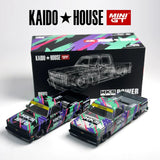 Kaido House 174 MINIGT Chevrolet Silverado KAIDO HKS V1 Leichtmetallauto-Modell Chase