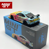 MINIGT 1:64 LB Super Silhouette S15 SILVIA LB KUMA MGT Legierungsauto-Modell 743