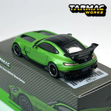 Tarmac Works 1:64 TW Mercedes Benz AMG GT Mattgrün Legierung Automodell Chase