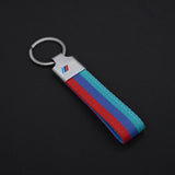 M Sport Styling Leather Car Emblem Keyring Key Chain for Bmw M 2 3 4 5 7 Series Performance G30 G32 X1 X3 X5 X6 X4 E61 E60 E31