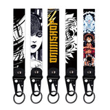Anime Eye Eagle Beak Keychain Cartoon Character Wrist Lanyard Car Keyring Fashion Bag Accessory Manga Lover Collectible Gift