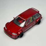 Kaido House Honda Civic EF Kaido Works V2 Metall Rot KHMG Legierungsauto Modell 156 Chase