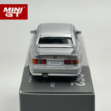 MINIGT 1:64 Mercedes-Benz 190E 2.5-16 Evolution II Astral Silber Legierungsautomodell 852