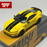 MINIGT 1:64 LBWK FORD MUSTANG Triple Yellow Metallmodell 1077