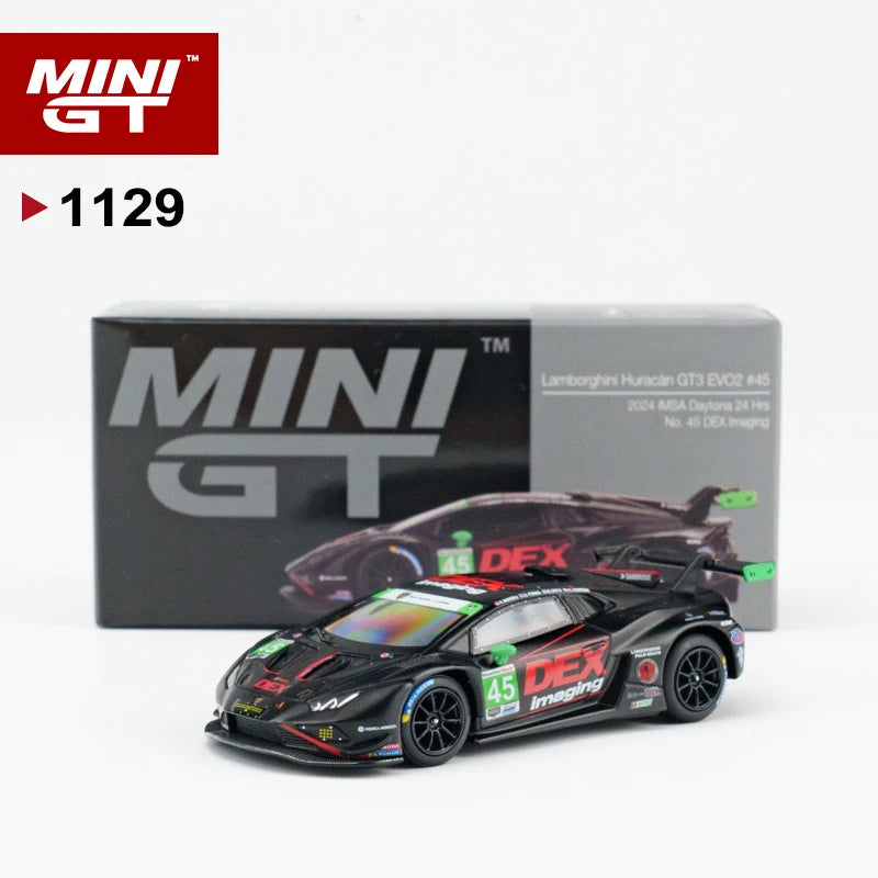 MINIGT 1:64 Lamborghini Huracán GT3 EVO2 #45 Nr. 45 MGT Legierungsauto-Modell 1129
