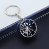 3D BBS hub keychain for men key ring disc brake keychain wheel rim key chian key holder creative portachiavi chaveiro llaveos