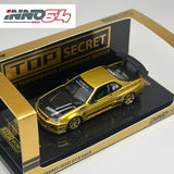 INNO 1:64 TOP SECRET GTR R34 Goldlegierung Automodell