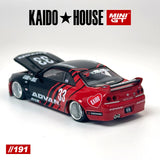Kaido House MINIGT Nissan Skyline GTR R33 Kaido Works ADVAN KHMG Legierungsautomodell 191 Chase