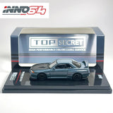 INNO 1:64 TOP SECRET R32 GTR Stealth Grey JDM alloy Automodell