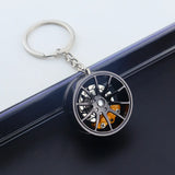 3D BBS hub keychain for men key ring disc brake keychain wheel rim key chian key holder creative portachiavi chaveiro llaveos