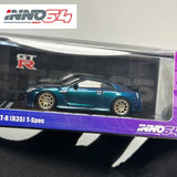 INNO 1:64 GTR R35 T-SPEC Midnight Purple Modellauto-Dekoration aus Legierung