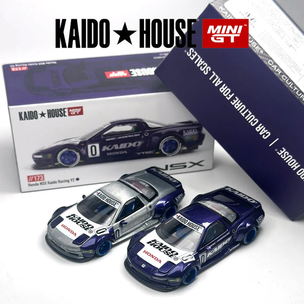 Kaido House + MINIGT Honda NSX Kaido Racing V2 KHMG viola modello auto in lega 173 Chase