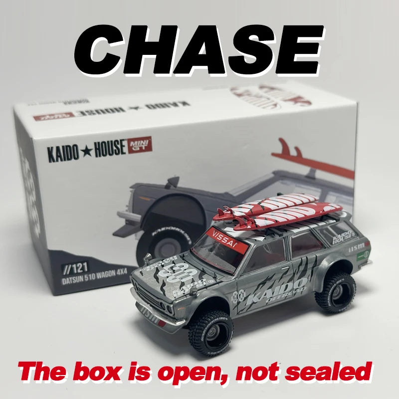 Kaido House Datsun 510 Wagon 4x4 Offroad V1 KHMG Legierungsautomodell Chase 121