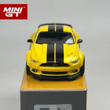 MINIGT 1:64 LBWK FORD MUSTANG Triple Yellow Metallmodell 1077