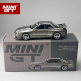 MINIGT 1:64 Nissan Skyline GTR R32 Veilside Combat C-I Veilside Combat Grey Legierungsauto Modell 971