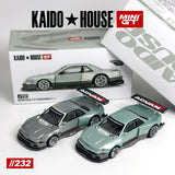 Kaido House MINIGT Nissan Silvia S13-R KAIDO WORKS V1 Modellauto aus Metall 232 Chase