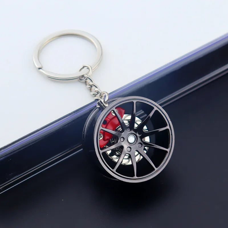 3D BBS hub keychain for men key ring disc brake keychain wheel rim key chian key holder creative portachiavi chaveiro llaveos