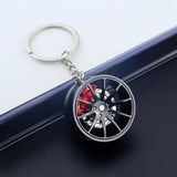 3D BBS hub keychain for men key ring disc brake keychain wheel rim key chian key holder creative portachiavi chaveiro llaveos