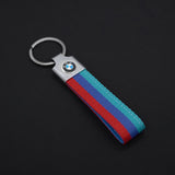 M Sport Styling Leather Car Emblem Keyring Key Chain for Bmw M 2 3 4 5 7 Series Performance G30 G32 X1 X3 X5 X6 X4 E61 E60 E31