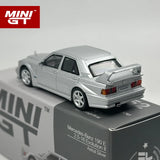 MINIGT 1:64 Mercedes-Benz 190E 2.5-16 Evolution II Astral Silber Legierungsautomodell 852