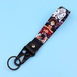 Anime Eye Eagle Beak Keychain Cartoon Character Wrist Lanyard Car Keyring Fashion Bag Accessory Manga Lover Collectible Gift