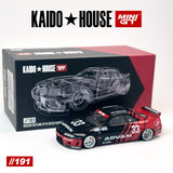 Kaido House MINIGT Nissan Skyline GTR R33 Kaido Works ADVAN KHMG Legierungsautomodell 191 Chase