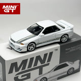 MINIGT 1:64 Nissan Skyline GTR R32 VeilSide Combat C-I Gem Red White Grey Alloy Car Model 987 971 1066