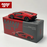 MINIGT 1:64 Countach LPI 800-4 Rosso Mars Red Legierungsautomodell 720