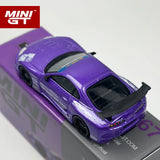 MINIGT 1:64 Toyota Supra A80 Top Secret GT-300 Top Secret Purple MGT Legierungsauto-Modell 1067