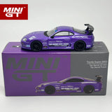 MINIGT 1:64 Toyota Supra A80 Top Secret GT-300 Top Secret Purple MGT Legierungsauto-Modell 1067