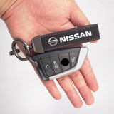 2025 Suede Key Ring Sport Car Keychain Custom Gift With Emblem For Nissan Sylphy N7 Teana Qashqai Note J10 J11 Navara Juke Tiida