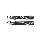 Newest JDM Style Car Keychain Nylon Initial D Gift Lanyard Keyring Auto Key Steel Spring Clip Key Starp Key Pendant