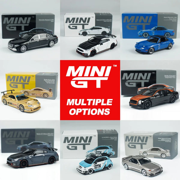 MINIGT 1:64 Supra A80 R35 Top Secret S680 Modellauto aus Legierung 961 977 1045 1069 893 995 1129 987 774 1060 1177 954 1066 1061
