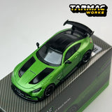 Tarmac Works 1:64 TW Mercedes Benz AMG GT Mattgrün Legierung Automodell Chase