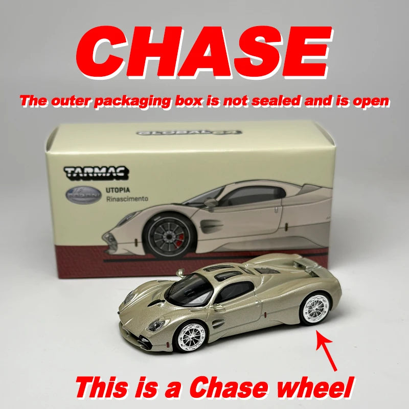 TW 1:64 Tarmac Works Pagani Utopia Rinascimento Alloy Car Model Chase